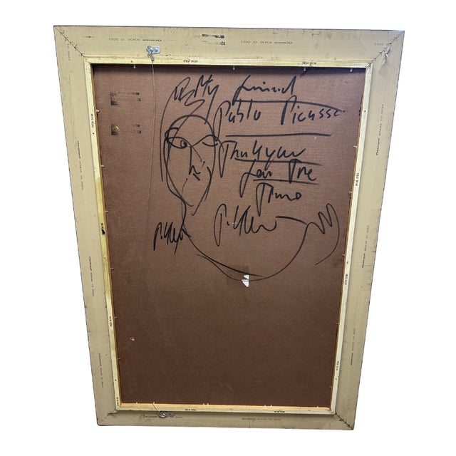 Abstract "My Friend Pablo Picasso, Thank You for the Time", Peter Keil For Sale - Image 3 of 3