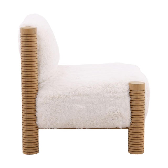 Contemporary Jindu Fluff Occasional Chair For Sale - Image 3 of 7