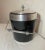 Metal Vintage Ornate Gorham Silverplate Black Bakelite Lidded Ice Bucket Jar For Sale - Image 7 of 12