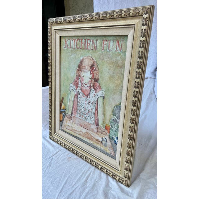 "Kitchen Fun" Oil on Canvas After Josie Willcox Smith, by Patrick Fraley For Sale - Image 4 of 9