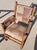 Early 20th Century Old Hickory Arm Chairs With Patchwork Leather - Set of Four For Sale In Los Angeles - Image 6 of 11