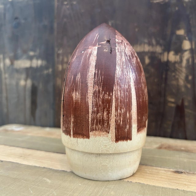 Beige Vintage Kokeshi Mino by Shūho, 1970s For Sale - Image 8 of 10