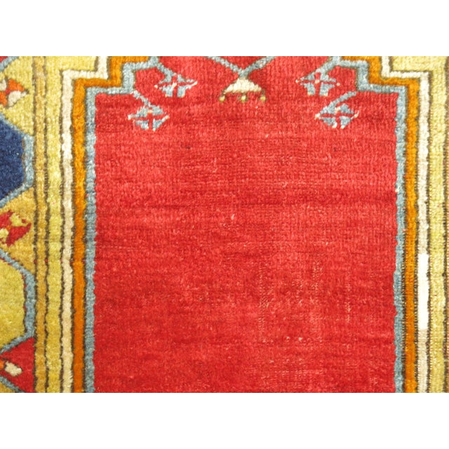 19th Century 19th Century Zabihi Collection Turkish Melas Prayer Rug - 3'7" x 5'1" For Sale - Image 5 of 6