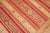 Orange Vintage Tribal Turkish Kilim Flat-Weaves - A Pair - 5'10" x 6'6" For Sale - Image 8 of 12