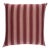 Schumacher Hanson I/O Stripe 20" Pillow In Raspberry For Sale