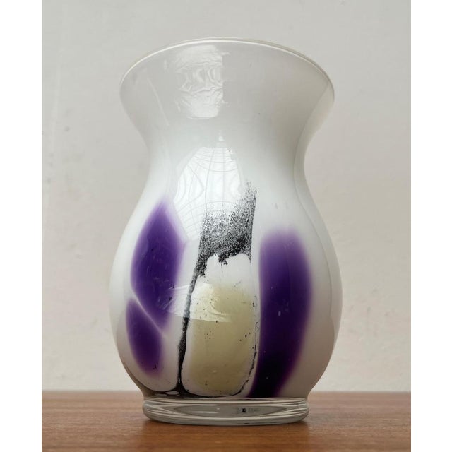 Vintage German Glass Vase and Goblet by Hans Jürgen Richartz for Richartz Art Collection, Set of 2 For Sale - Image 15 of 18