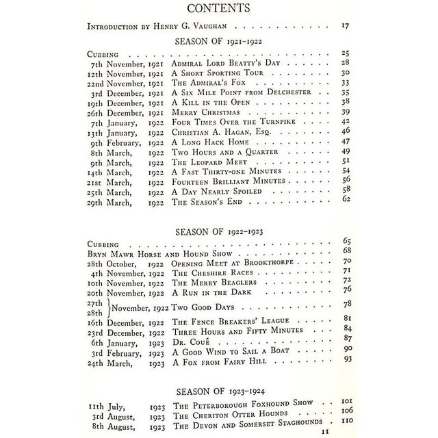 "Foxhunting Recollections: A Journal of the Radnor Hounds and Other Packs" 1928 Reeve, J. Stanley For Sale - Image 14 of 14