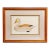 Large 1960s Framed and Matted Snow Goose Decoy Etching Print by Arthur Nevin For Sale