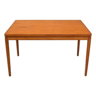 Vintage Scandinavian Extendable Dining Table in Teak For Sale