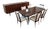 Art Deco French Elegance in Macassar Complete Dining Room with Fine Inlays, 1930s, Set of 8 For Sale