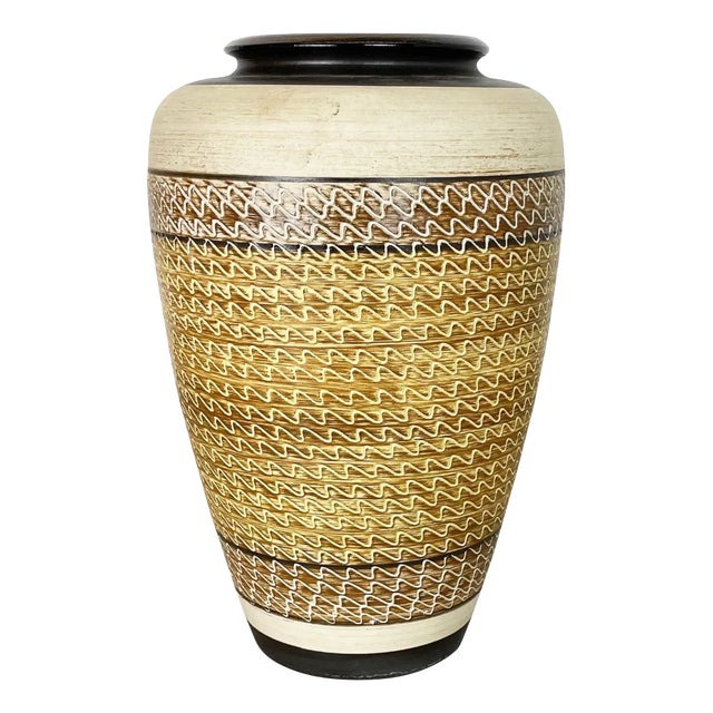 Large Abstract Ceramic Pottery Vase from Dümmler and Breiden, Germany, 1950s For Sale