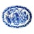 19th C. Blue & White Chinese Export Platter For Sale