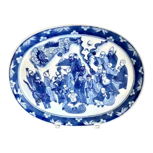 19th C. Blue & White Chinese Export Platter