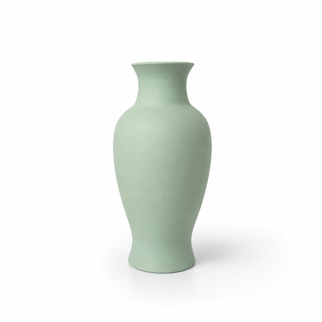 Contemporary Set of 3 Middle Kingdom Ceramic Vases For Sale - Image 3 of 7