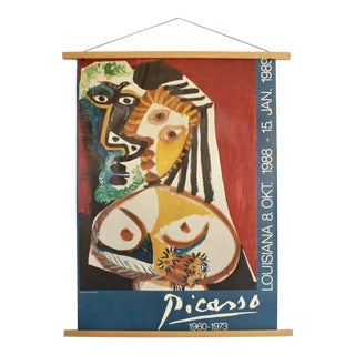 Vintage Original Picasso Exhibition Poster, New Orleans Museum of Art (1988) For Sale