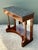 Vintage Stone Top Flame Mahogany Pier Table For Sale In West Palm - Image 6 of 12