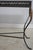 Stunning Hand Painted Top Iron Base Console Table For Sale - Image 4 of 15