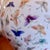 Pair of Large Chinese Thousand Butterfly Pattern Polychrome Vases For Sale - Image 9 of 12