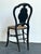 Black Vintage Paper Mache Inlay Chair For Sale - Image 8 of 12