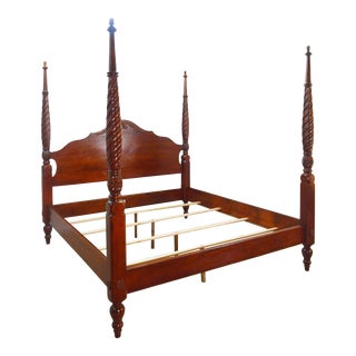 Ethan Allen King Poster Bed For Sale