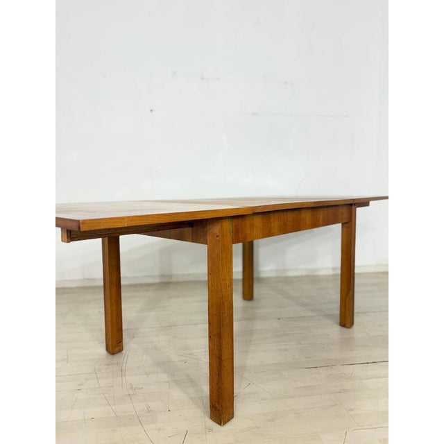 Vintage Art Deco Extendable Dining Table in Walnut, 1928 For Sale - Image 6 of 9