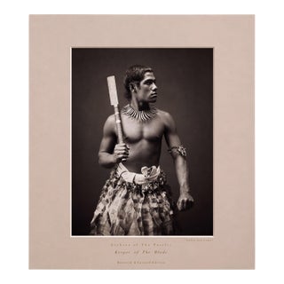 Atelier Aria Lumae Burton Brothers Samoa Portrait 1899 Restored Fine Art Gallery Board Print 20 X 24 on Archival Museum Grade Hahnemuhle Baryta Paper For Sale