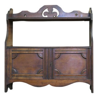 Art Deco Wall Cabinet with Shelf, 1900 For Sale