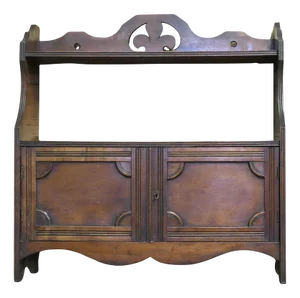 Art Deco Wall Cabinet with Shelf, 1900