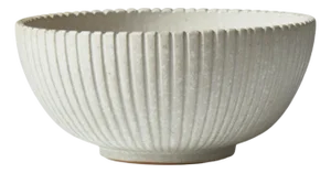 Large Art Deco Handmade Stoneware Bowl by Arne Bang, 1930s