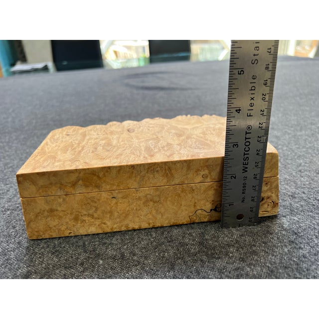 Michael Elkan Studio Birdsye Maple Jewelry Box For Sale - Image 10 of 15