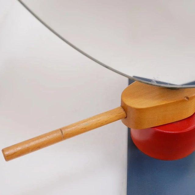 1980s Vintage Postmodern Table Mirror, 1980s For Sale - Image 5 of 10