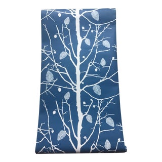 Ferm Living Danish Family Tree Wallpaper Remnant For Sale