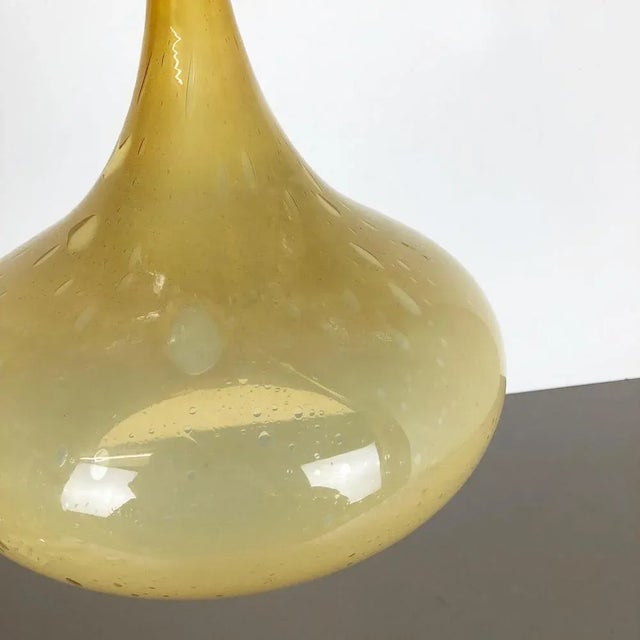 Metal Glass Hanging Light from Doria Lights, Germany, 1970s For Sale - Image 7 of 14