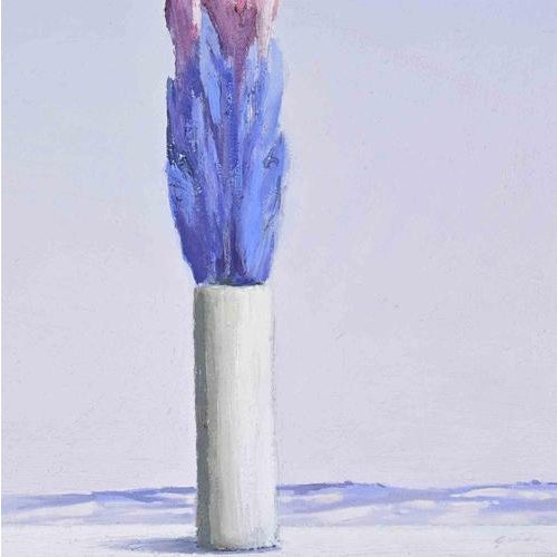 Gino Guida, Tulips, 1980s, Oil Painting on Canvas For Sale - Image 3 of 4