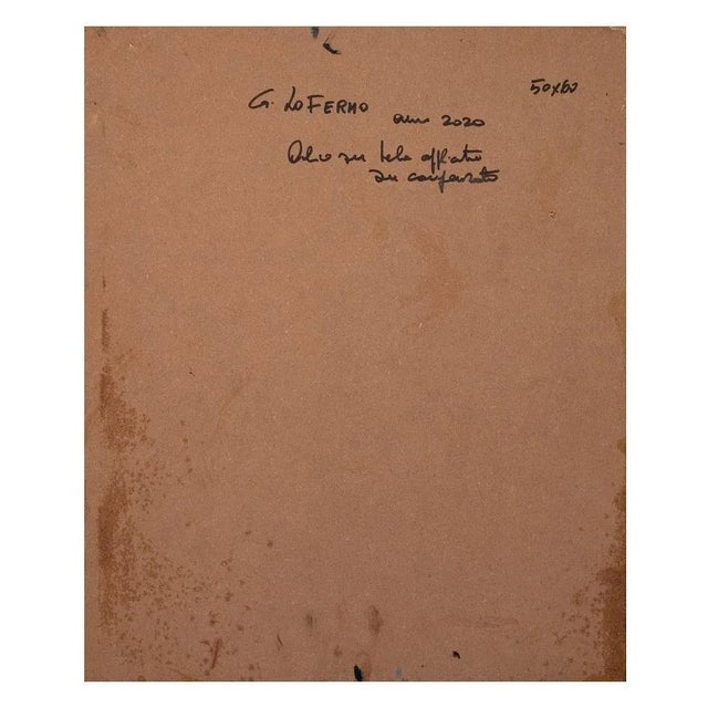 Giorgio Lo Fermo - Untitled Composition - Oil On Canvas - 2020 For Sale - Image 3 of 4