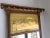 Vintage Federal Style Mirror With Reverse Painted Boat and Church Scene Circa 1940's For Sale - Image 4 of 5