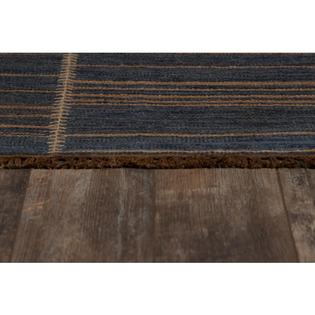 Modern Mahi Tanay Indigo 3'6" X 5'6" Area Rug For Sale - Image 3 of 6