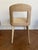 Set of 4 Armless BassamFellows Brutus Chairs - Raw Oak & Double Caned Seats, Hand-Made in Italy For Sale - Image 9 of 11