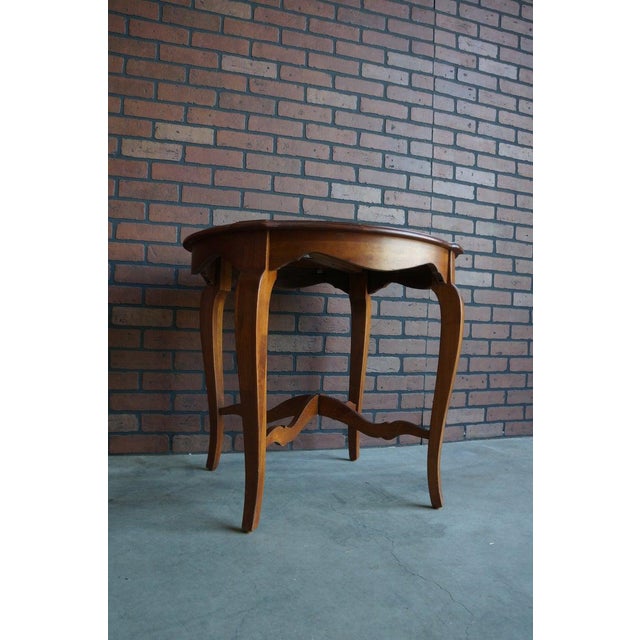 French Provincial Ethan Allen Maison Round End Table Chairish