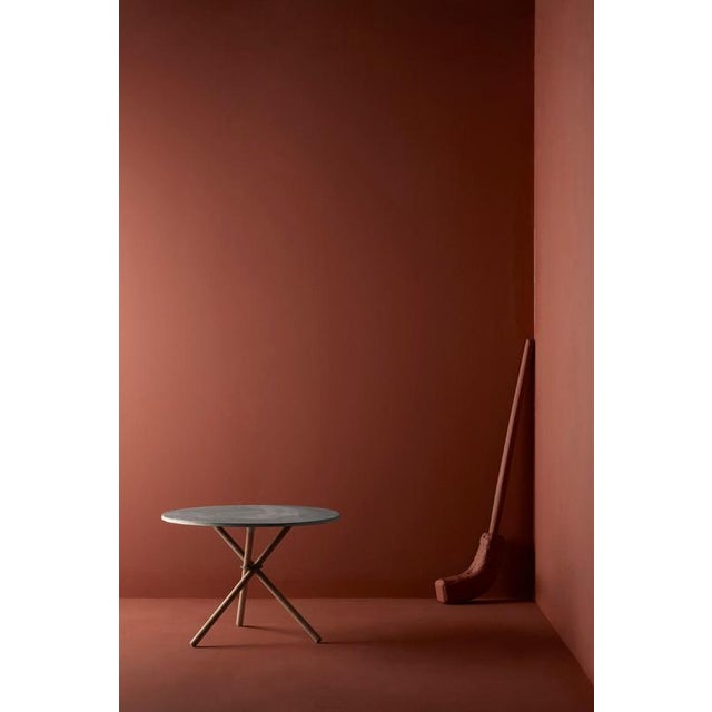 Daphne Light Concrete Top and Light Oak Legs Coffee Table by Eberhart Furniture Dimensions: D 65 x H 46 cm. Materials:...