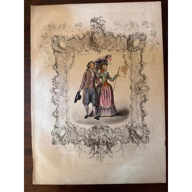 Court Costume, 1847, Lithograph For Sale - Image 6 of 10