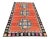 Red Hand Knotted Vintage Turkish Area Rug - 69" X 128" For Sale