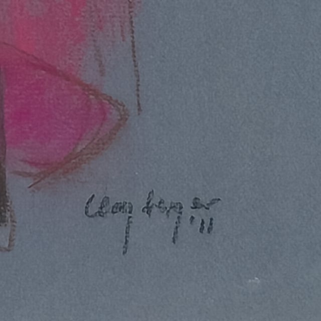 Drawing/Sketching Materials Seated Woman - Samuel Clayberger, C. 2011 For Sale - Image 7 of 7