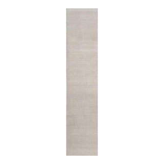 Rug & Kilim’s Oversized Contemporary Textural Solid Rug in Ivory Tones For Sale