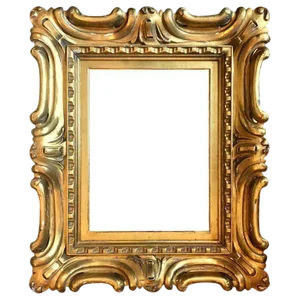 Venetian Sansovino Palatial Early Baroque Style Carved and Gilded Frame