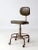 Vintage 1970s All-Steel Industrial Adjustable Stool For Sale - Image 9 of 14