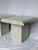 1980s Pair of 1980s Postmodern Faux Carrara Marble Waterfall End Tables For Sale - Image 5 of 8