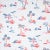 Sample - Schumacher x Happy Menocal Valetta Wallpaper In Sky & Pink For Sale