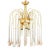 Murano Glass Teardrop Waterfall Chandelier, Italy, 1970s For Sale