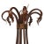 French Late 20th Century Italian Eight Arm Chandelier With Bronze Finish For Sale - Image 3 of 9